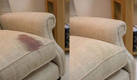 химчистка дивана до и после