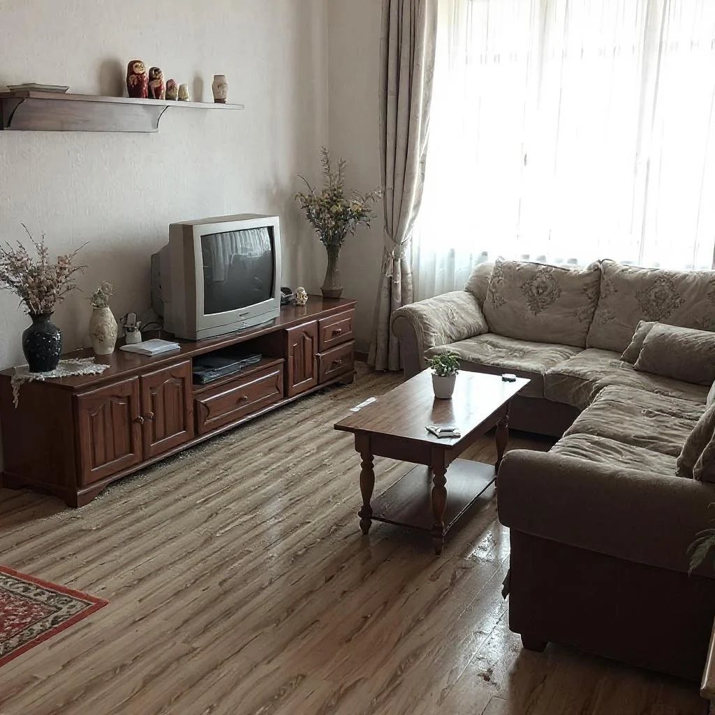 Генеральная уборка трёхкомнатной квартиры без химии - до уборки